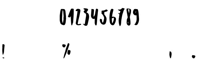 Taramda Schriftart Anderer Schreiben