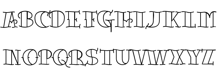 TattooLetteringOpen Fonte MINÚSCULAS