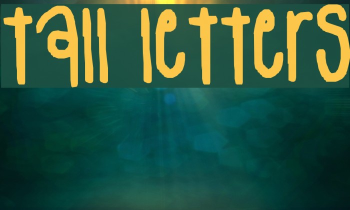 tall letters Fuentes examples