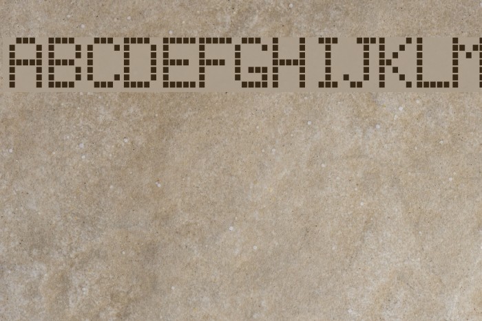 Texas LED Шрифта examples