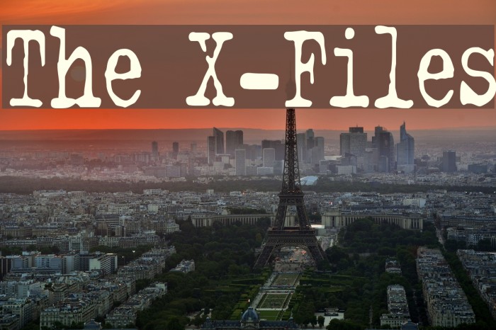 The X-Files Caratteri examples