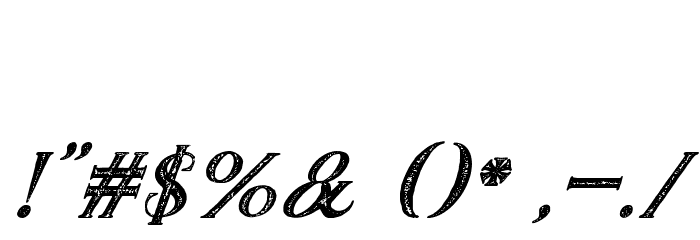 TheDarkTitanVintageItalic Fuentes OTROS CHARS