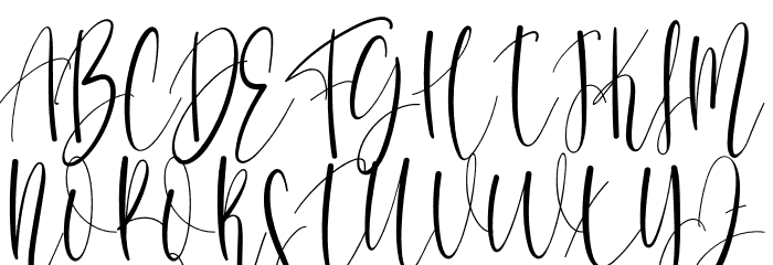 Tough Girl Font UPPERCASE