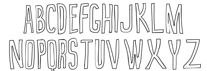 True 2D t was created using FontCreator 6.5 from High-Logic.com Fuentes MAYÚSCULAS