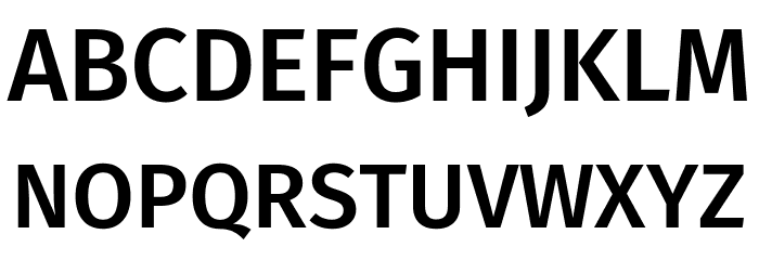Trujillo Medium フォント 大文字
