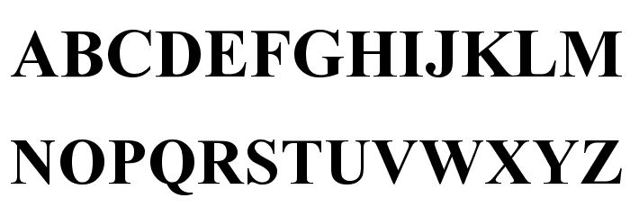Turn W Bold Font UPPERCASE