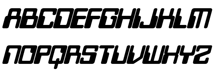 Twobit Bold Italic Fonte MAIÚSCULAS