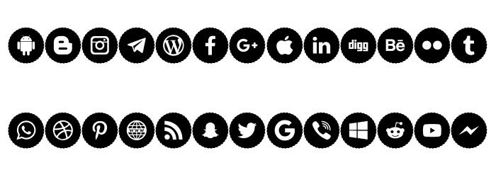Type Icons Color 2019 Fuentes MINÚSCULAS