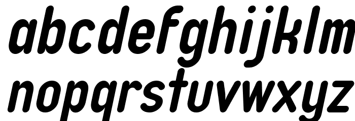 Typo Quik Demo Bold Italic Шрифта строчной