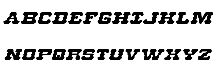 U.S. Marshal Expanded Italic Fuentes MAYÚSCULAS