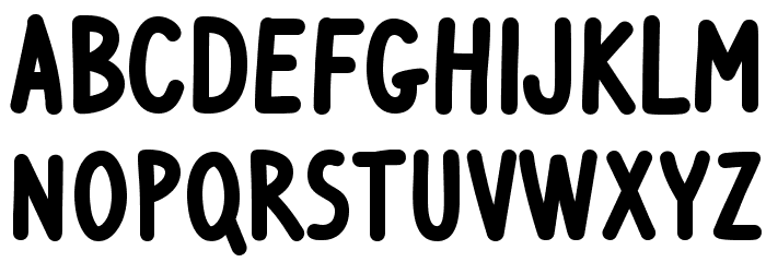 Ventura Edding Bold Schriftart Kleinbuchstaben