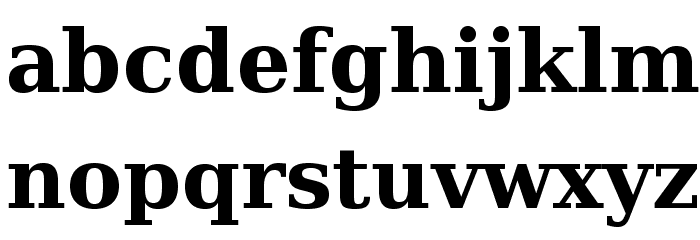 Verana-Bold Font LOWERCASE
