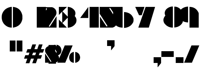 Viking Stencil Polices AUTRES CHARS