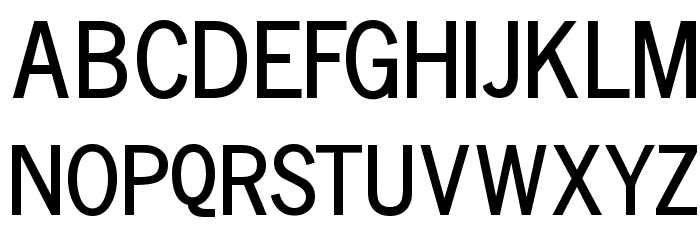 Vollkegel-Typewriter Font UPPERCASE