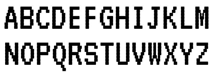 VT323 Regular Font UPPERCASE