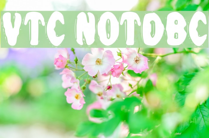 VTC NightOfTheDrippyBentCaps Schriftart examples