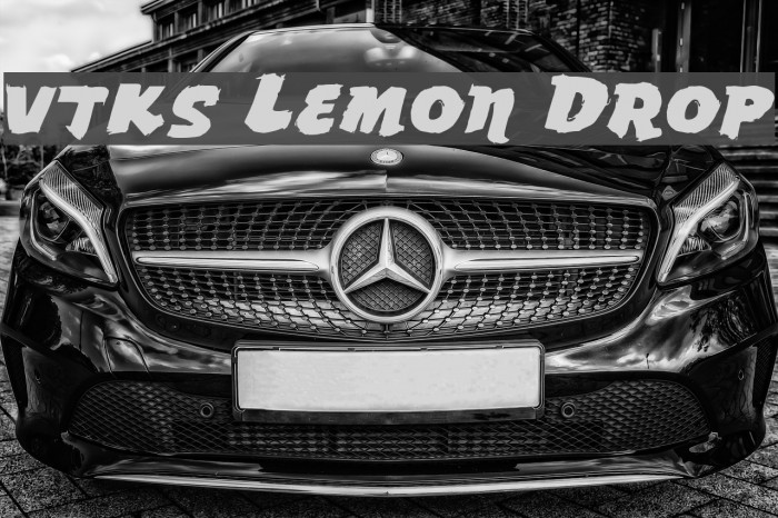 vtks Lemon Drop फ़ॉन्ट examples