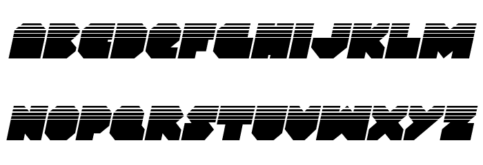 VX Rocket Halftone Italic لخطوط تنزيل صغيرة