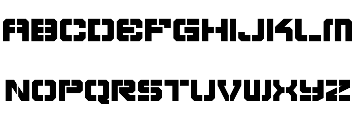 Vyper Bold 字体 小写