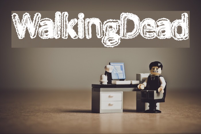 WalkingDead 字体 examples