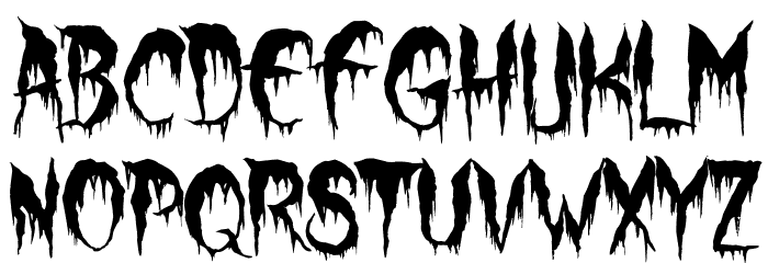 Werewolf Moon Font Litere mari