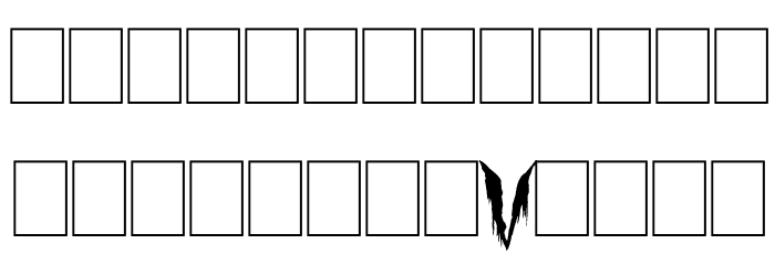 Werewolf Moon Font Litere mici