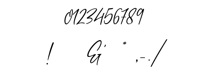 White Pen Font Alte caractere