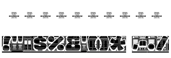 Wholecar PERSONAL USE ONLY Invert フォント その他の文字