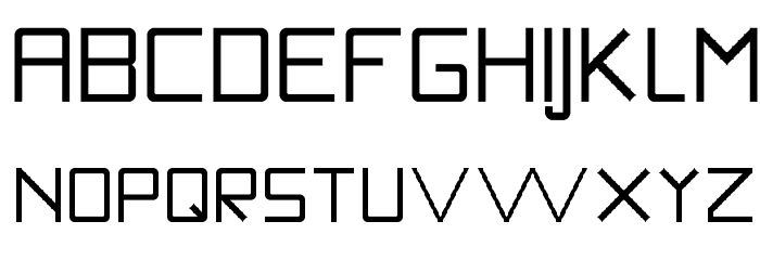 WLM Nova Sans Regular Font UPPERCASE