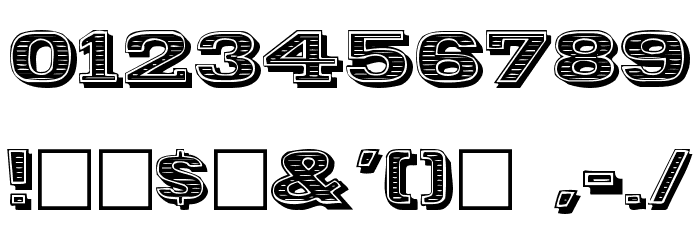 Woodcut Font Alte caractere