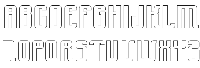 YnduOut Font Litere mari