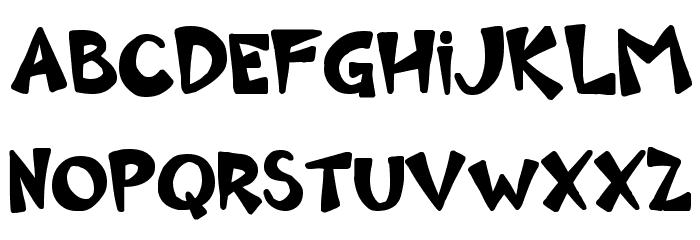 Zono Bold Font Litere mari