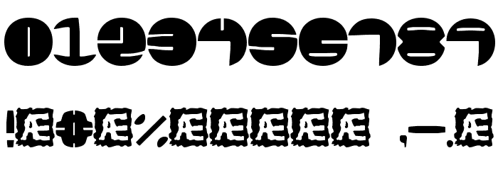 Zurklez Solid BRK Schriftart Anderer Schreiben